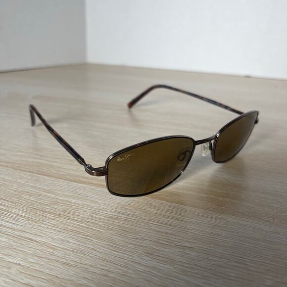 Maui Jim Kohala MJ-711-18 Sunglasses Mirror Lens 54-19-140 Brown READ Japan